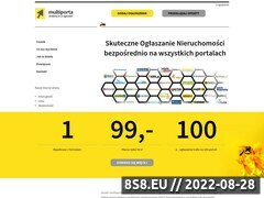 Miniaturka multiporta.pl (Dodaj ogłoszenie nieruchomości do 100 portali)