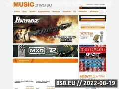Miniaturka domeny musicuniverse.pl