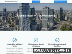 Miniaturka strony Mycie okien i witryn sklepowych w Warszawie