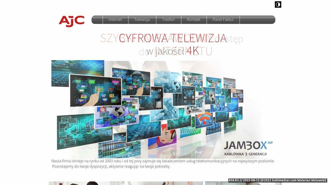 Zrzut ekranu MyFon.pl Telefonia internetowa