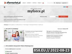 Miniaturka domeny myforce.pl