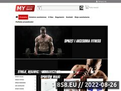 Miniaturka www.mysportshop.pl (Internetowy sklep sportowy Poznań - My Sport Shop)