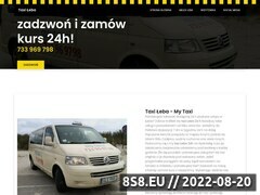 Miniaturka mytaxileba.pl (Taxi, przewód osób oraz usługi transportowe)