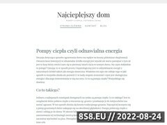 Miniaturka domeny www.najcieplejszydom.pl