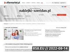 Miniaturka domeny www.naklejki-szeridan.pl