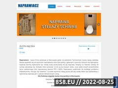 Miniaturka strony Zota rczka Warszawa - hydraulik, elektryk, szybkie naprawy domowe