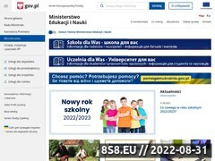 Miniaturka www.nauka.gov.pl (Ministerstwo Nauki i Szkolnictwa Wyższego)