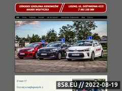 Zrzut strony Marek Wojtyczka - ośrodek szkolenia kierowców, nauka jazdy