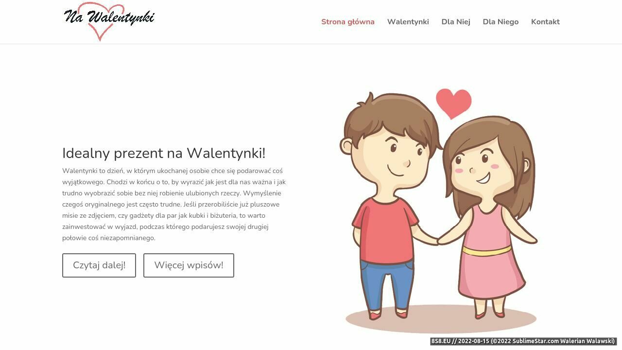 Życzenia walentynkowe (strona www.nawalentynki.pl - Wierszyki walentynkowe)