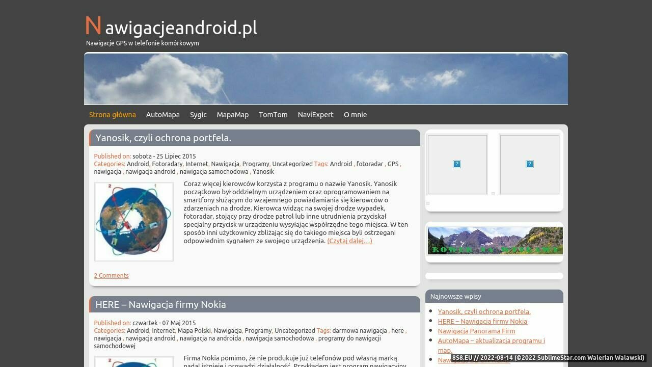 Nawigacje Android (strona nawigacjeandroid.pl - Nawigacjeandroid.pl)