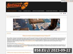 Miniaturka netmax-pc.pl (Notebooki, komputery - sprzedaż, naprawa i serwis)