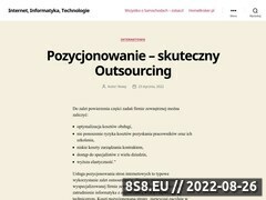 Zrzut strony Usugi informatyczne i outsourcing IT - Netprotection.pl Warszawa