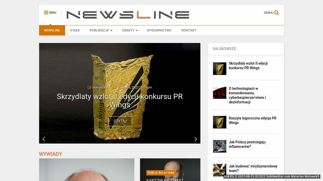 Agencja PR (strona www.newsline.pl - Newsline.pl)