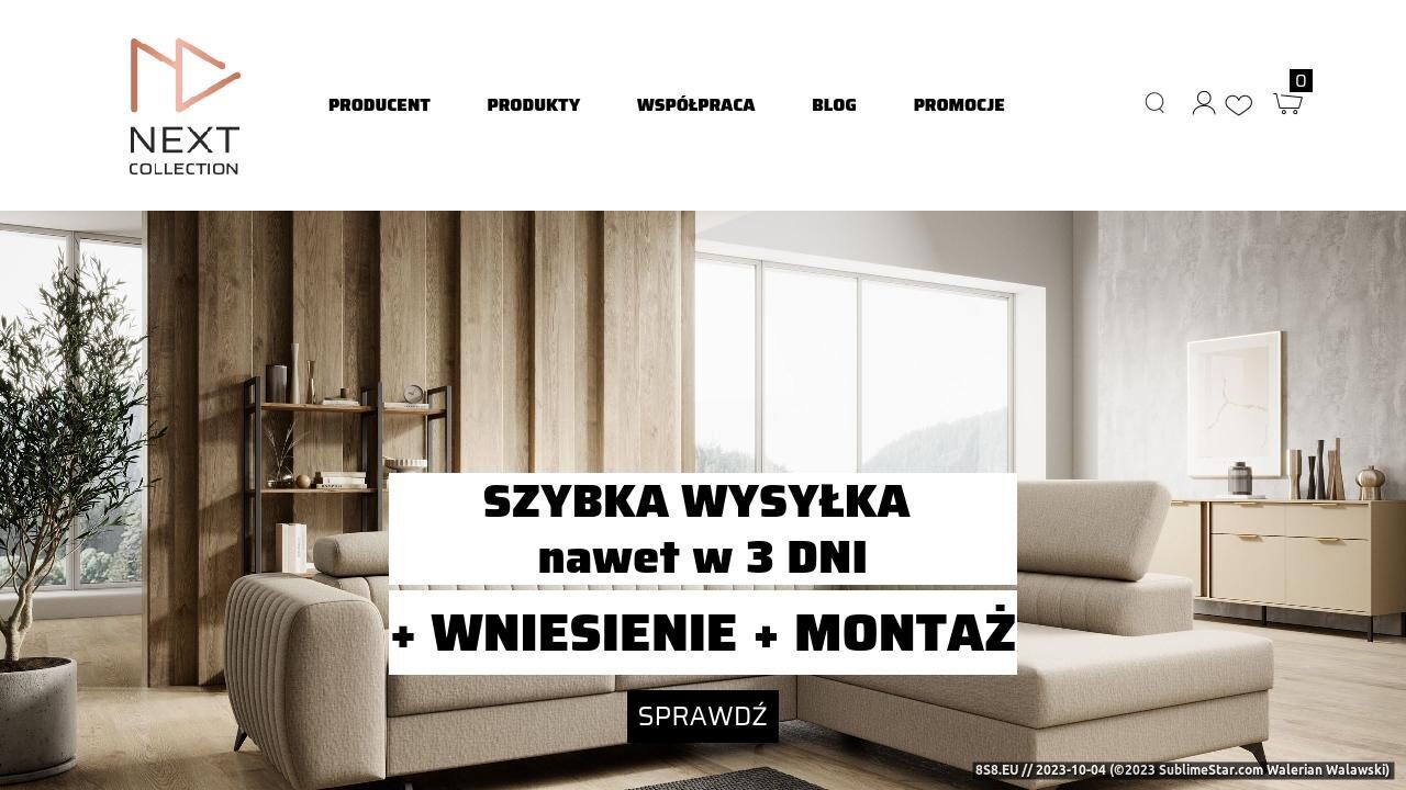 Narożniki, sofy i kanapy (strona nextcollection.pl - Next Collection)