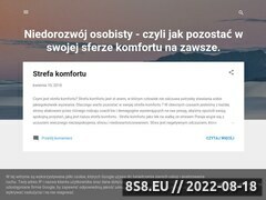 Miniaturka niedorozwojosobisty1.blogspot.com (Strefa komfortu a coaching)