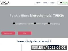 Zrzut strony Nieruchomości w Turcji