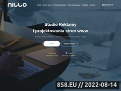 Miniaturka www.nillo.eu (Tworzenie stron WWW i projektowanie graficzne)