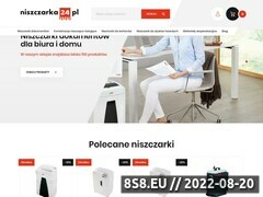 Miniaturka domeny www.niszczarka24.pl