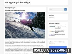 Miniaturka domeny noclegiszczyrk.beskidy.pl