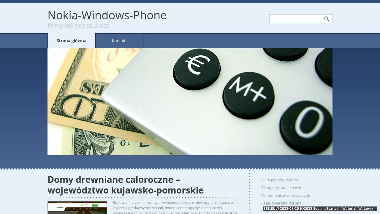 Zrzut ekranu Nokia Windows Phone Mango