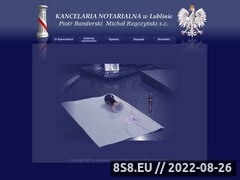 Miniaturka strony Notariusz Lublin - kancelaria notarialna