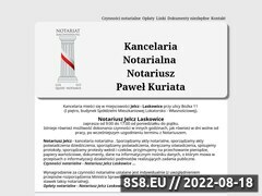 Miniaturka notariuszjelcz.pl (Informacja o usługach notarialnych)
