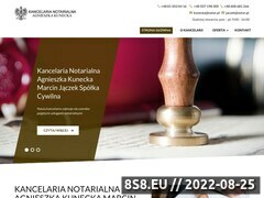 Zrzut strony Notariusz Lublin - Kancelaria Notarialna Agnieszki Kuneckiej