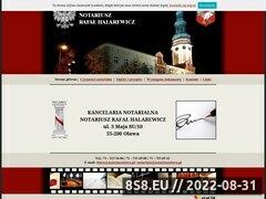 Miniaturka www.notariuszolawa.pl (Notariusz Rafał Halarewicz)