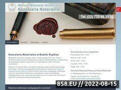 Miniaturka www.notariuszrudaslaska.pl (Mariusz Bukowski - Notariusz Świętochłowice)