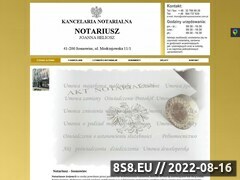 Miniaturka domeny notariuszsosnowiec.com.pl