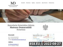 Miniaturka domeny www.notariusztrojmiasto.pl