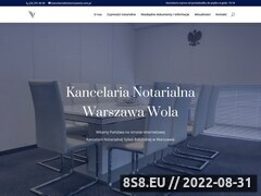 Miniaturka www.notariuszwola.com.pl (Usługi notarialne)