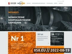 Miniaturka www.novago.pl (Nowoczesne gospodarowanie i odpadami)