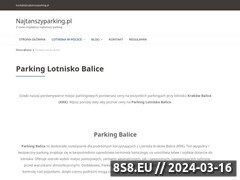 Miniaturka strony Parking Balice