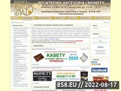 Miniaturka www.numizmato.pl (Numizmato - sklep numizmatyczny, internetowy)