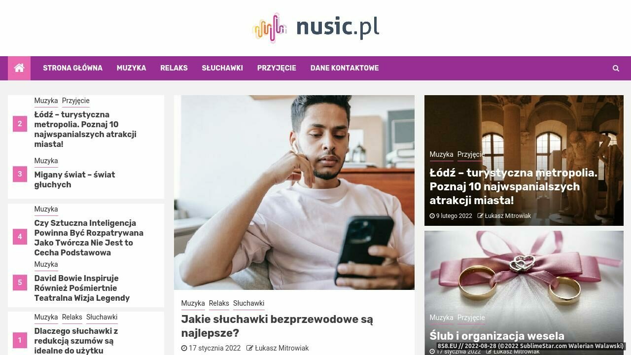 Podkłady do reklamy (strona www.nusic.pl - Nusic.pl)