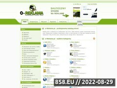 Miniaturka o-reklama.pl (Katalog stron internetowych)