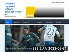 Miniaturka obstawiajlegalnie.pl (Serwis o zakładach i typach bukmacherskich)
