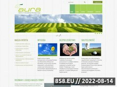 Zrzut strony Ochrona środowiska - outsourcing środowiskowy AURA