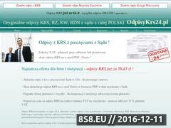 Miniaturka domeny www.odpisykrs24.pl