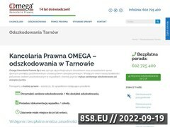 Zrzut strony OdszkodowaniaTarnow.pl