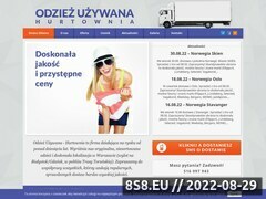 Miniaturka domeny www.odziezuzywana-hurtownia.pl