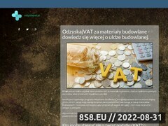 Miniaturka www.odzyskajvat.pl (<strong>zwrot vat</strong> za materiały budowlane z budowy lub remontu)