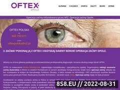 Miniaturka www.oftex-opole.pl (<strong>operacja</strong> zaćmy (katarakty) refundowana przez NFZ)
