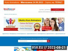 Miniaturka domeny ogloszeniadarmowe.com.pl