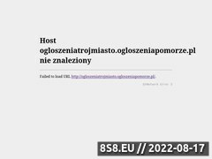 Miniaturka domeny ogloszeniatrojmiasto.ogloszeniapomorze.pl