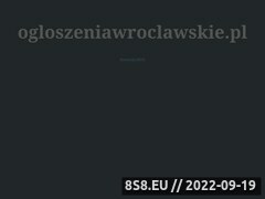 Zrzut strony Ogłoszenia Wrocław