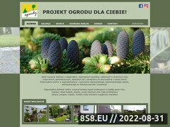 Miniaturka strony Projekty ogrodw i ich profesjonalne realizacje.