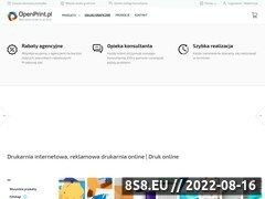 Miniaturka strony OpenPrint.pl - Drukarnia Online