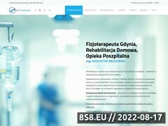 Zrzut strony Rehabilitacja Gdynia - opiekun, Osoby starsze - fizjoterapeuta
